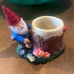 Yankee Candle Gnome Log Candle Holder